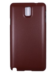 Накладка Jekod пластиковая для Samsung Galaxy Note 3 N900/N9005 под кожу коричневая