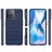 Накладка силиконовая для OnePlus Ace / OnePlus 10R карбон сталь синяя