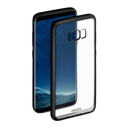 Накладка силиконовая Deppa Gel Plus Case для Samsung Galaxy S8 Plus G955 черная