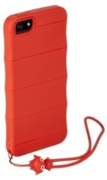 Накладка HOCO Cool Bamboo TPU crystal case для iPhone 5 красная