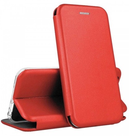 Чехол-книжка Fashion Case для Xiaomi 12T / Xiaomi 12T Pro красный