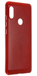 Накладка пластиковая для Xiaomi Mi8 SE с перфорацией красная