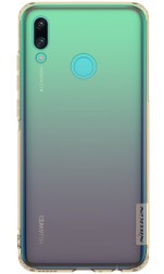 Накладка силиконовая Nillkin Nature TPU Case для Huawei P Smart 2019 / Honor 10 Lite прозрачно-золотистая