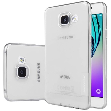 Накладка силиконовая Nillkin Nature TPU Case для Samsung Galaxy A3 (2016) A310 прозрачно-черная