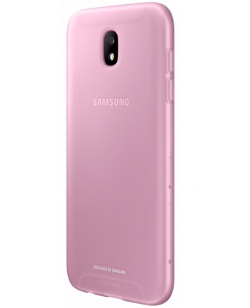 Накладка Samsung Jelly Cover для Samsung Galaxy J7 (2017) J730 EF-AJ730TPEGRU розовая