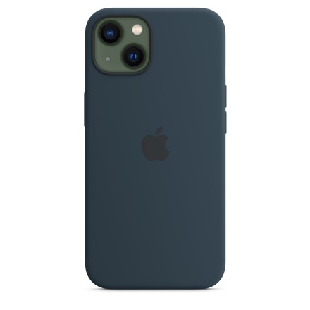 Накладка силиконовая Apple Silicone Case MagSafe для iPhone 13 MM293ZE/A синий омут