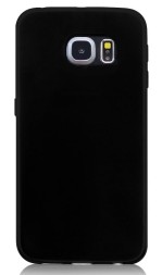 Накладка силиконовая для Samsung Galaxy S6 edge G925 чёрная