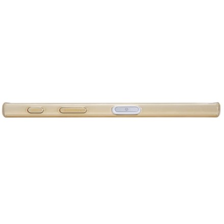 Накладка силиконовая Nillkin Nature TPU Case для Sony Xperia X Compact прозрачно-золотая