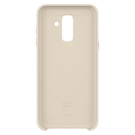 Накладка Samsung Dual Layer Cover для Samsung Galaxy A6 Plus (2018) A605 EF-PA605CFEGRU золотая