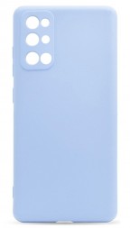 Накладка силиконовая Soft Touch для OnePlus 9R голубая