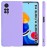 Накладка силиконовая Silicone Cover для Xiaomi Redmi Note 11 / Xiaomi Redmi Note 11S сиреневая