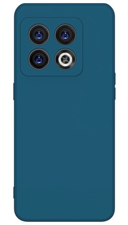 Накладка силиконовая Soft Touch для OnePlus 10 Pro синяя