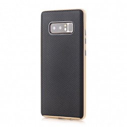 Накладка Hybrid силикон + пластик для Samsung Galaxy Note 8 N950 золотистая