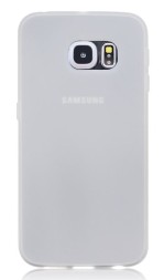 Накладка силиконовая для Samsung Galaxy S6 edge G925 прозрачно-белая