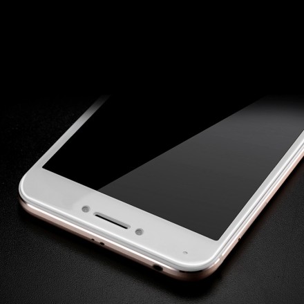 Защитное стекло для Xiaomi Redmi Note 4X полноэкранное белое 5D
