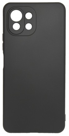 Накладка силиконовая Soft Touch для Xiaomi Mi 11 Lite / Mi 11 Lite 5G NE черная