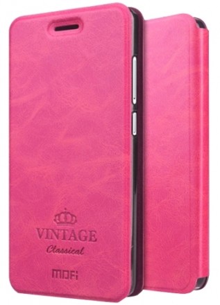Чехол-книжка Mofi Vintage Classical для Xiaomi Redmi Note 6 / Xiaomi Redmi Note 6 Pro розовый
