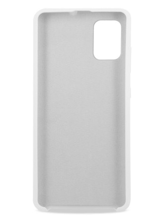 Накладка силиконовая Silicone Cover для Samsung Galaxy A51 A515 белая