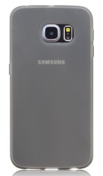 Накладка силиконовая для Samsung Galaxy S6 edge G925 прозрачно-черная