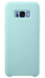 Накладка силиконовая Silicone Cover для Samsung Galaxy S8 Plus G955 бирюзовая