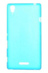 Накладка силиконовая для Sony Xperia T3 бирюзовая