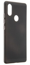 Накладка пластиковая для Xiaomi Mi8 SE с перфорацией черная