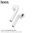 Беспроводная гарнитура HOCO ES26 Plus Original Series Wireless Bluetooth Headset TWS (белая) + чехол