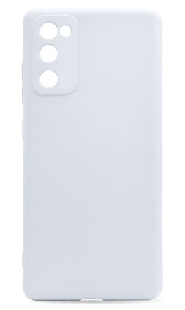 Накладка силиконовая Silicone Cover для Samsung Galaxy S20 FE G780 белая