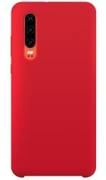 Накладка силиконовая Silicone Cover для Huawei P30 красная