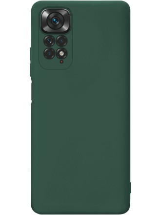 Накладка силиконовая Silicone Cover для Xiaomi Redmi Note 11 / Xiaomi Redmi Note 11S зелёная
