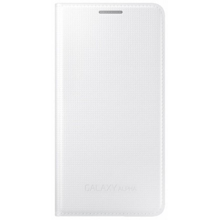 Чехол Flip Wallet для Samsung Galaxy Alpha G850 EF-FG850BWEGRU белый