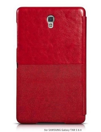 Чехол HOCO Crystal series Leather Case для Samsung Galaxy Tab S 8.4 T705/700 красный