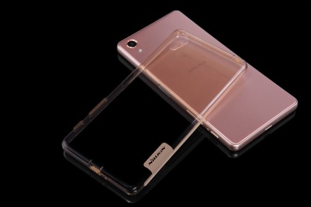 Накладка силиконовая Nillkin Nature TPU Case для Sony Xperia X Performance прозрачно-золотая