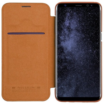 Чехол-книжка Nillkin Qin Leather Case для Samsung Galaxy S8 Plus G955 коричневый
