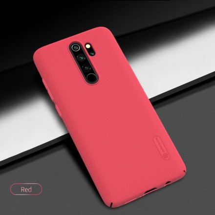 Накладка пластиковая Nillkin Frosted Shield для Xiaomi Redmi Note 8 Pro красная