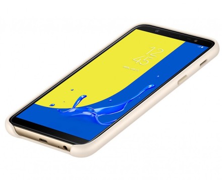 Накладка Samsung Dual Layer Cover для Samsung Galaxy J8 (2018) J810 EF-PJ810CFEGRU золотистая