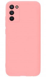 Накладка силиконовая Silicone Cover для Samsung Galaxy S20 FE G780 розовая