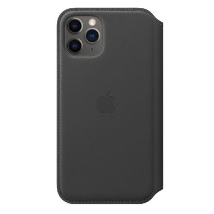 Чехол-книжка Apple Leather Folio для iPhone 11 Pro MX062ZM/A чёрный