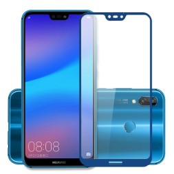 Защитное стекло для Huawei Honor 10 полноэкранное синее