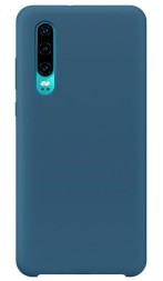 Накладка силиконовая Silicone Cover для Huawei P30 синяя