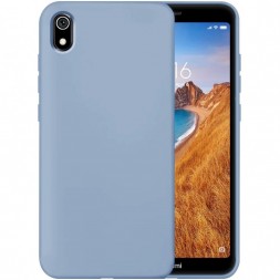Накладка силиконовая Silicone Cover для Xiaomi Redmi 7A голубая