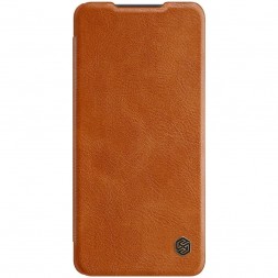Чехол-книжка Nillkin Qin Leather Case для Samsung Galaxy A72 A725 коричневый