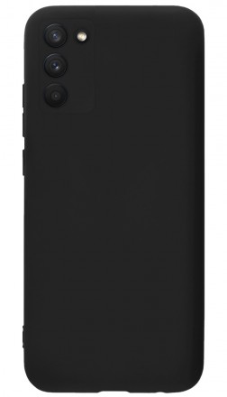 Накладка силиконовая Silicone Cover для Samsung Galaxy S20 FE G780 чёрная