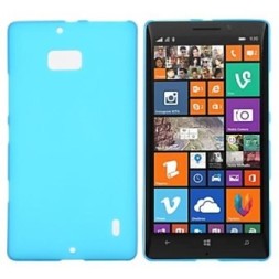 Силиконовая накладка для Nokia Lumia 930 голубая