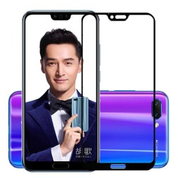 Защитное стекло для Huawei Honor 10 полноэкранное черное