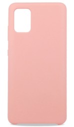 Накладка силиконовая Silicone Cover для Samsung Galaxy A51 A515 розовая