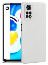 Накладка силиконовая Silicone Cover для Xiaomi Redmi Note 11 Pro / Xiaomi Redmi Note 11 Pro 5G / Xiaomi Redmi Note 12 Pro 4G белая