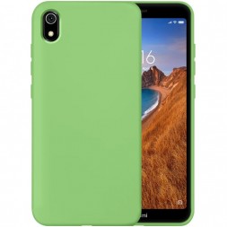 Накладка силиконовая Silicone Cover для Xiaomi Redmi 7A зеленая