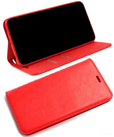 Чехол-книжка New Case для Xiaomi Redmi Note 6 / Xiaomi Redmi Note 6 Pro красный