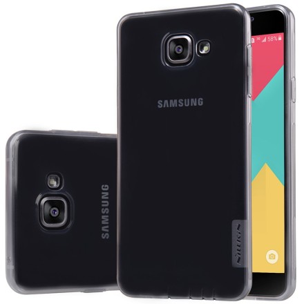 Накладка силиконовая Nillkin Nature TPU Case для Samsung Galaxy A5 (2016) A510 прозрачно-черная